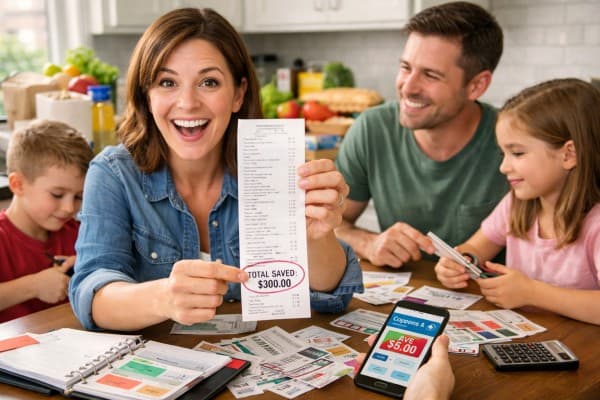 Family Saving with Coupons. My Unexpected Win.