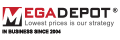 Mega Depot logo
